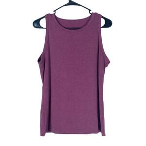 Womens soft tank top size Large Maroon